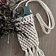 Макраме сумка чехол для телефона/ авоська макраме. Авоська. Наталья (MACRAME FOR HYGGE). Ярмарка Мастеров.  Фото №5