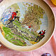 Винтажное круглое блюдо салатник Royal Worcester Palissy Англия. Блюдо. VintageMe. Ярмарка Мастеров.  Фото №5