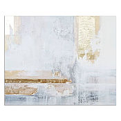 Интерьерная картина "Рассвет" маслом абстрактный  пейзаж