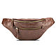 Leather belt bag 'Sandro '(brown). Waist Bag. Russian leather Guild. Online shopping on My Livemaster.  Фото №2