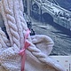 Носки белые высокие с косами. Носки. Элис. Интернет-магазин Ярмарка Мастеров.  Фото №2