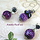 Order Set 'BlackBerry' earrings and pendant. jewelry and handmade accessories. Livemaster. . Jewelry Sets Фото №3
