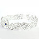 Crown silver with blue spinel. Tiaras. Ringlin's shop. Online shopping on My Livemaster.  Фото №2