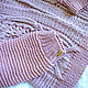 Нежный кардиган из перуанской альпака. Кардиганы. Knit by Heart - Вязаная одежда 富. Ярмарка Мастеров.  Фото №4