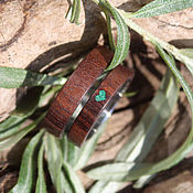 Украшения handmade. Livemaster - original item Copy of Wooden rings (paduk,garnet ). Handmade.