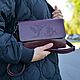 Order Bags: Clutch bag women's leather Burgundy Daria Mod S74p-682. Natalia Kalinovskaya. Livemaster. . Classic Bag Фото №3