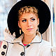 Wide-brimmed hat with a tight brim. black. Hats1. Exclusive HATS. LANA ANISIMOVA.. My Livemaster. Фото №6