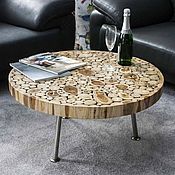 Дача и сад handmade. Livemaster - original item Table made of sawn wood. Handmade.