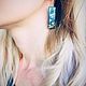 Wooden-based earrings ' Cosmos». Earrings. ru4kami-ru4kami. Online shopping on My Livemaster.  Фото №2