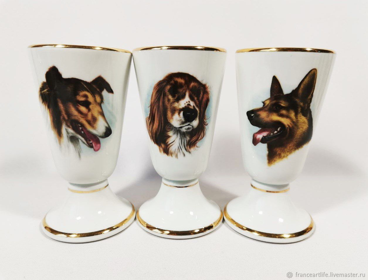 Винтаж: В РОССИИ. Фарфоровые стаканы \"МАЗАГРАНЫ\", Лимож, Франция купить ...