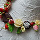 Order Beads for girls 'Strawberry and chocolate'. inspiration. Livemaster. . Beads2 Фото №3