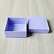 7x7x3 см, коробка крышка+дно, сиреневый дизайн.картон. Коробки. Master-Pack. Ярмарка Мастеров.  Фото №4