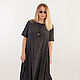 Платье из вискозы в горошек на графитовом фоне MUHA-407h. Платья. MUHA (vintagechic). Ярмарка Мастеров.  Фото №6