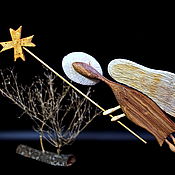 Для дома и интерьера handmade. Livemaster - original item Angel bringer of the light. Author`s work made of various types of wood.. Handmade.