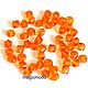 10 шт 4 мм Биконусы Австрия 259 Tangerine, Кристаллы, Челябинск,  Фото №1