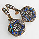 Order Earrings 'Star of the East' silver sapphires. dobrivolshebnik (dobrivolshebnik). Livemaster. . Earrings Фото №3