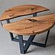 Журнальный стол (массив + эпоксидка / мдф + шпон). Столы. Wood with soul. Ярмарка Мастеров.  Фото №4