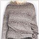 Джемпер " Fancy № 16" капучино из мер-са и кидмохера. Джемперы. Ирина(shvilinka.knit). Ярмарка Мастеров.  Фото №6