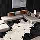  ковёр ручной работы из шкур коровы. Ковры для дома. Luxury Patchwork. Ярмарка Мастеров.  Фото №4