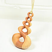 Украшения handmade. Livemaster - original item Amulet pendant made of wood 