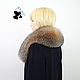 Fur collar Fox fur 'Crystal'. Collars. Mishan (mishan). My Livemaster. Фото №5