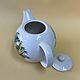 Order Teapots: Bamboo Pearl / author's painting/. Creative workshop Cheerful porcelain. Livemaster. . Teapots & Kettles Фото №3