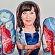 Заказать Матрёшка портретная  «Милой бабушке». Елена Шахматова. Ярмарка Мастеров. . Матрешки Фото №3