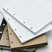 Материалы для творчества handmade. Livemaster - original item Replacement blocks for the A5 notebook. Handmade.