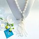 Order Pearl sautoir ' Jasmine». Magical Beauty Gems. Livemaster. . Necklace Фото №3