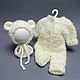 Комплект для новорожденного “Teddy”. Комплект одежды для выписки. care.and.wear. Ярмарка Мастеров.  Фото №5