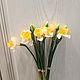 Нарциссы real touch. Цветы. Flowers16kzn-. Ярмарка Мастеров.  Фото №6