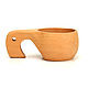 Wooden Mug Kuksa. Finnish mug, art.26036. Mugs and cups. SiberianBirchBark (lukoshko70). Online shopping on My Livemaster.  Фото №2