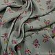  Crepe viscose small bouquet, Fabric, Moscow,  Фото №1