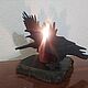 Odin's crows Hugin and Munin. Figurines. magics-cave. My Livemaster. Фото №6