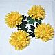   хризантема из шифона. Брошь-булавка. Flower art. Ярмарка Мастеров.  Фото №5