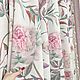 Шторы Розовые пионы Прованс лен. Шторы. Шторы Anastasia Design. Ярмарка Мастеров.  Фото №4