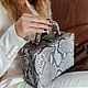 Leather handbag from Python, Crossbody bag, Izhevsk,  Фото №1