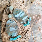 Украшения handmade. Livemaster - original item Spring Tenderness earrings made of polymer clay. Boho earrings.. Handmade.
