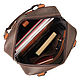 Leather backpack-bag 'Sebastian' (brown). Backpacks. Russian leather Guild. Online shopping on My Livemaster.  Фото №2
