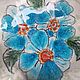 Order Ceramic Plate Blue Flowers. GFox family workshop (homeaccent). Livemaster. . Plates Фото №3