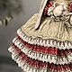 Заказать Зайка. Льняная кукла с вышивкой. Интерьерная. Мастер Татьяна Хрусталева. Ярмарка Мастеров. . Интерьерная кукла Фото №3