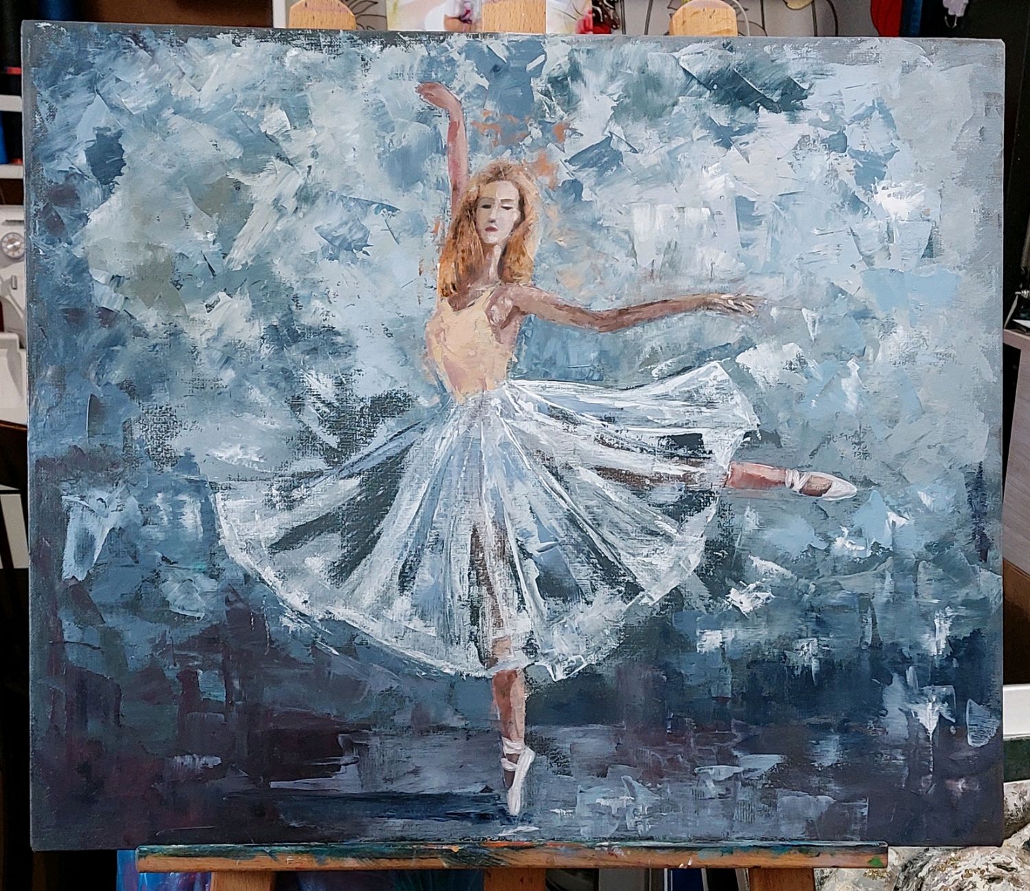 Набор, техника акриловая живопись по номерам Балерина ROSA N0001395