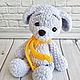 Knitted toy-plush puppy Buddy. Stuffed Toys. Studio knitted decor COZYHOME. My Livemaster. Фото №4