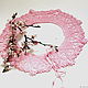 Lace collar 'Spring bloom'. Collars. Lace knitting workshop. Lidiya.. My Livemaster. Фото №5