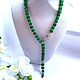 NECKLACE CHRYSOPRASE, Necklace, Moscow,  Фото №1