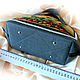 Cosmetic bag 'Sweet gooseberry', linen and tapestry. Beauticians. Natali - travel cosmetic bags. My Livemaster. Фото №6