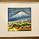 Oil pastel painting Japanese landscape 'Combination' 280h280 mm. Pictures. chuvstvo-pozitiva (chuvstvo-pozitiva). My Livemaster. Фото №5
