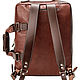Мужская сумка-рюкзак "Форд" (коричневая). Мужская сумка. Кожинка. Ярмарка Мастеров.  Фото №4