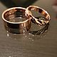  Из красного золота. Обручальные кольца. POLYAKOFF JEWELRY. Интернет-магазин Ярмарка Мастеров.  Фото №2