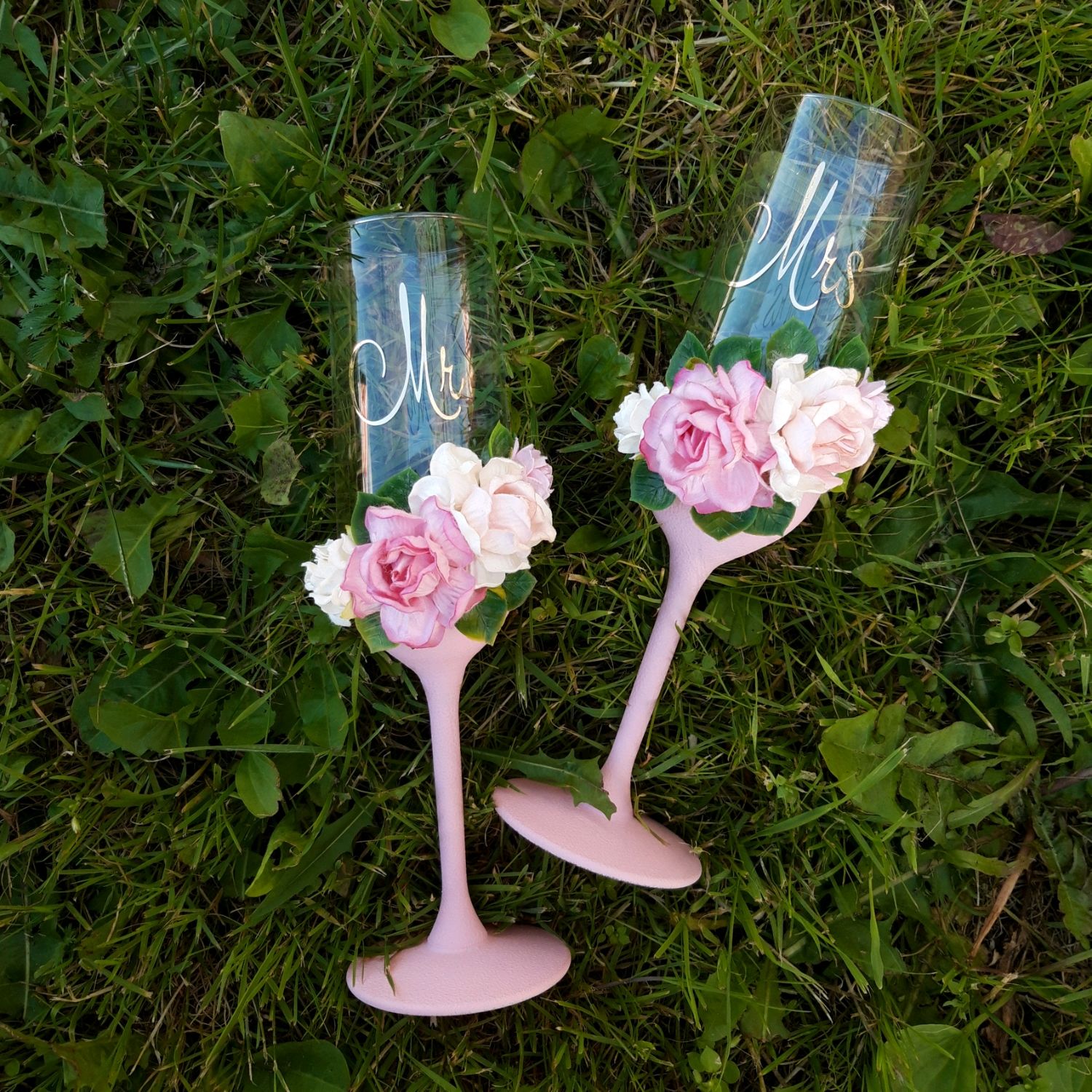 Свадебные бокалы «Розы»